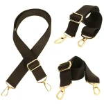 PASEK do Torebki 40mm CZARNY regulowany Zepnij Okucia Złote