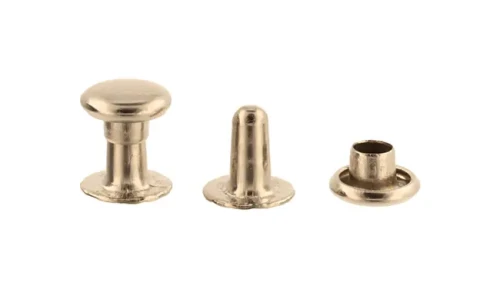Nity jednostronne 8 x 8 mm Gruba Blacha 50szt Nit Kaletniczy