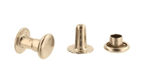 Nity jednostronne 8 x 8 mm Gruba Blacha 50szt Nit Kaletniczy