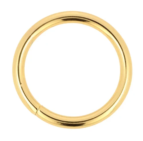 Kółko kaletnicze 40 mm drut 5mm Złote O-RING 5szt