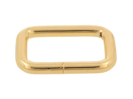 Ramka kaletnicza 30 mm drut 5 mm Złota 5szt