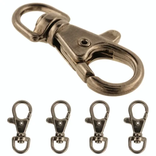 Karabinek 8x39mm RYBKA 6,5g Karabińczyk zapięcie 5szt MADE in EU