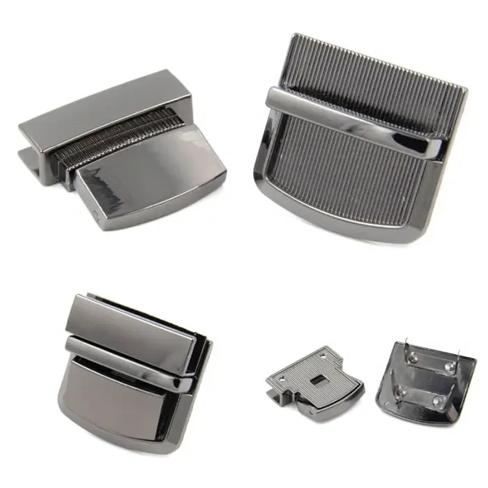 Zapięcie ZAMEK do teczki torebki 35x35mm