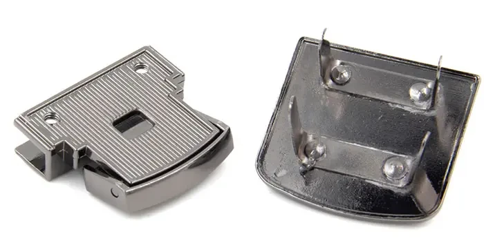 Zapięcie ZAMEK do teczki torebki 35x35mm