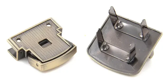 Zapięcie ZAMEK do teczki torebki 35x35mm