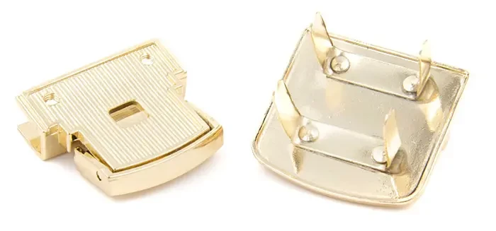 Zapięcie ZAMEK do teczki torebki 35x35mm