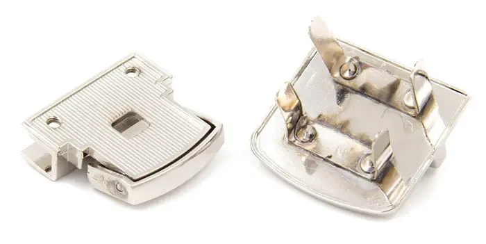 Zapięcie ZAMEK do teczki torebki 35x35mm