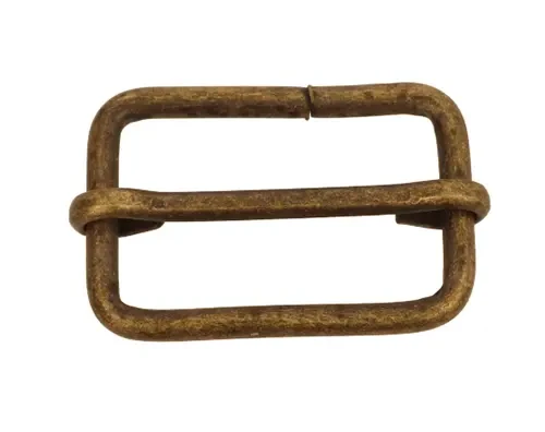 Regulator kaletniczy 25mm drut 2,5mm St.Złoto 20szt Ramka DIY