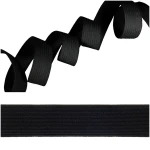 Taśma Elastyczna 30mm Guma Dziana Czarna 25 metrów