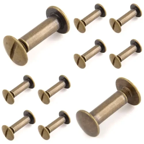 Nit skręcany Nity skręcane Śrubka 15mm St.Złoto 10szt