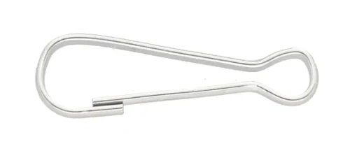 Karabinek metalowy prosty 50mm 20szt