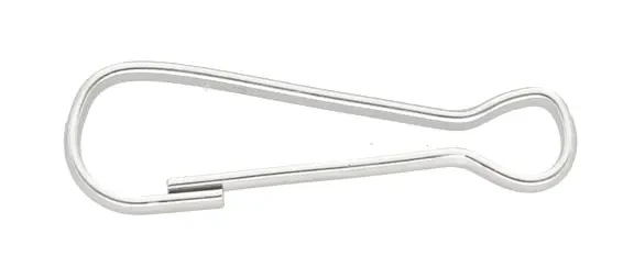 Karabinek metalowy prosty 50mm 20szt