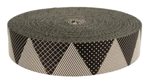 tasma nosna 40mm z nadrukiem sublimacja gridmix2.webp