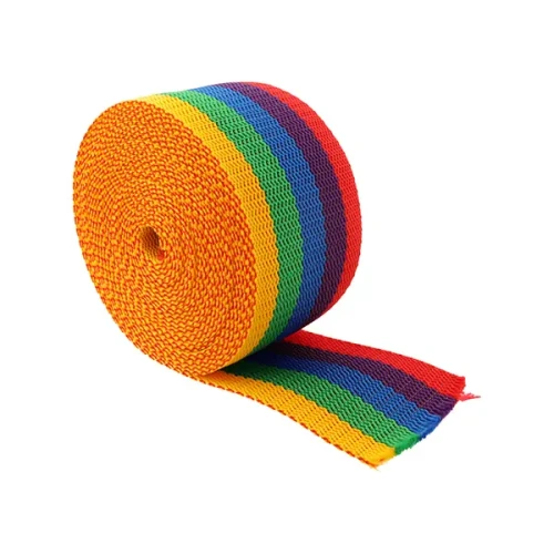 Taśma Nośna 50mm TĘCZA polipropylen 5mb 1000kg grubość 1,5mm