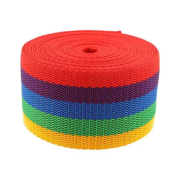 Taśma Nośna 50mm TĘCZA polipropylen 5mb 1000kg grubość 1,5mm