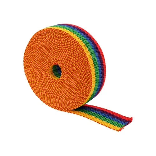 Taśma Nośna 30mm TĘCZA polipropylen 5mb 650kg grubość 1,5mm