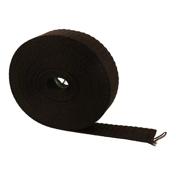 Taśma Nośna 25mm CZARNA polipropylen 5mb 500kg grubość 1,5mm