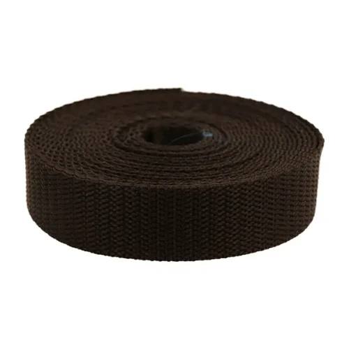 Taśma Nośna 25mm CZARNA polipropylen 5mb 500kg grubość 1,5mm