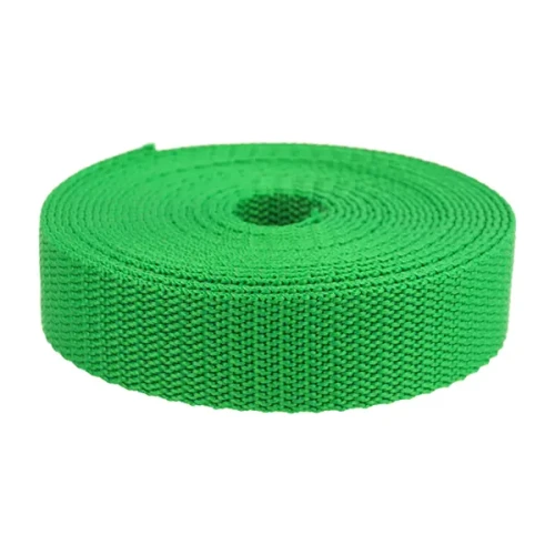 Taśma Nośna 25mm ZIELONA polipropylen 5mb 500kg grubość 1,5mm
