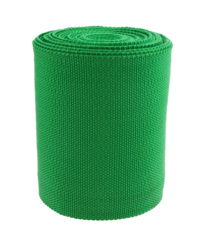 Taśma Nośna 100mm ZIELONA polipropylen 5 metrów 500kg Lamówka