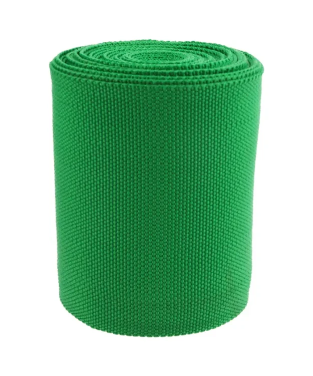 Taśma Nośna 100mm ZIELONA polipropylen 5 metrów 500kg Lamówka