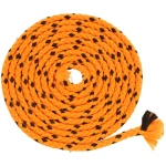 Sznur Lina 6mm Linka 500kg Polipropylen Pomarańcz - Czarna 20 metrów