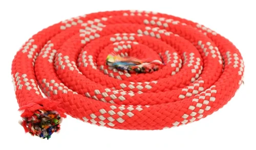 Sznur Lina 10mm Linka z Rdzeniem 1000kg Polipropylen Czerwony/Popiel 10 metrów