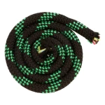 Sznur Lina 14mm Linka z Rdzeniem 1800kg Polipropylen Czarno Zielona 5 metrów
