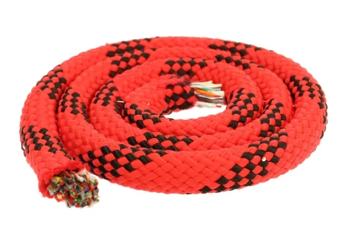 Sznur Lina 16mm Linka z Rdzeniem 2100kg Polipropylen Czerwono Czarna 5 metrów