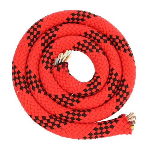 Sznur Lina 16mm Linka z Rdzeniem 2100kg Polipropylen Czerwono Czarna 5 metrów