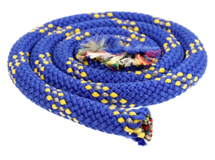 Lina 14mm z Odblaskiem Linka z Rdzeniem 1800kg Polipropylen Niebieska 5 metrów