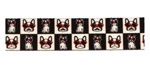 Tasma 25mm z nadrukiem grafiki BULDOG 3.webp