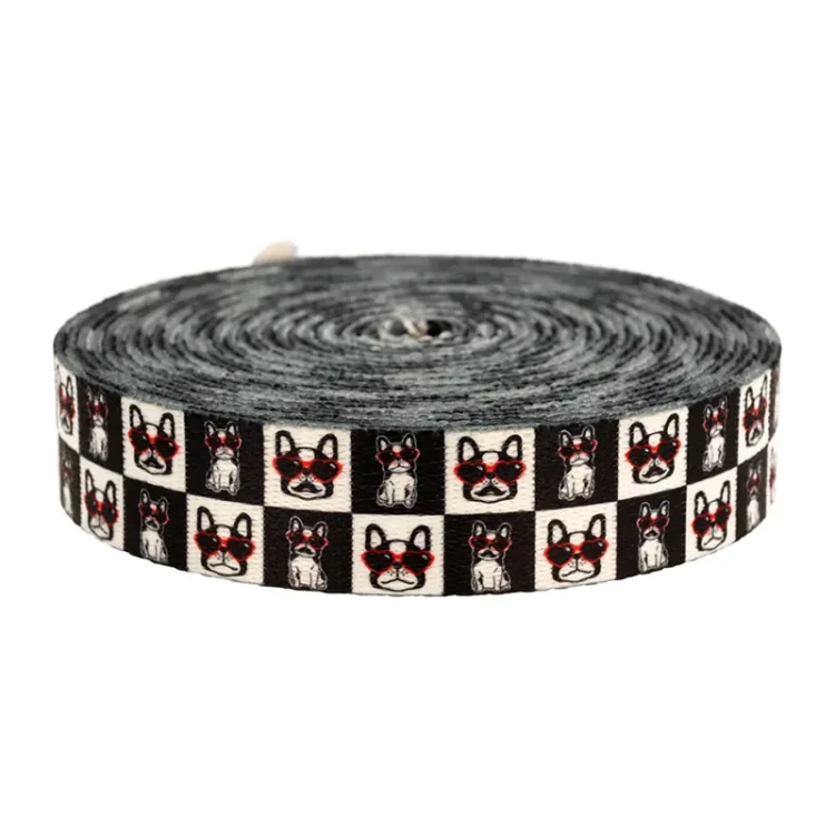 Tasma 25mm z nadrukiem grafiki BULDOG.webp