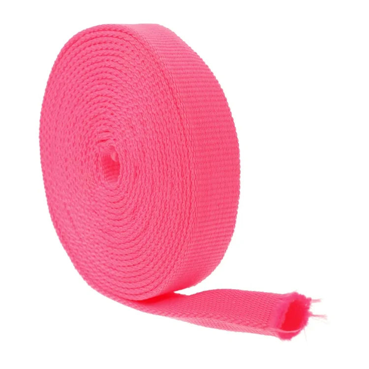 Taśma Rurowa 25mm Polipropylen Róż Neon 5mb