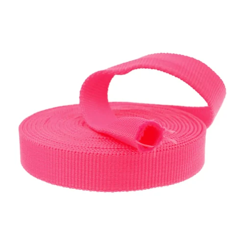 Taśma Rurowa 25mm Polipropylen Róż Neon 5mb
