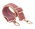 Pasek do torebki 38mm FIOLET - BEŻ regulowany 78-140cm Zepnij