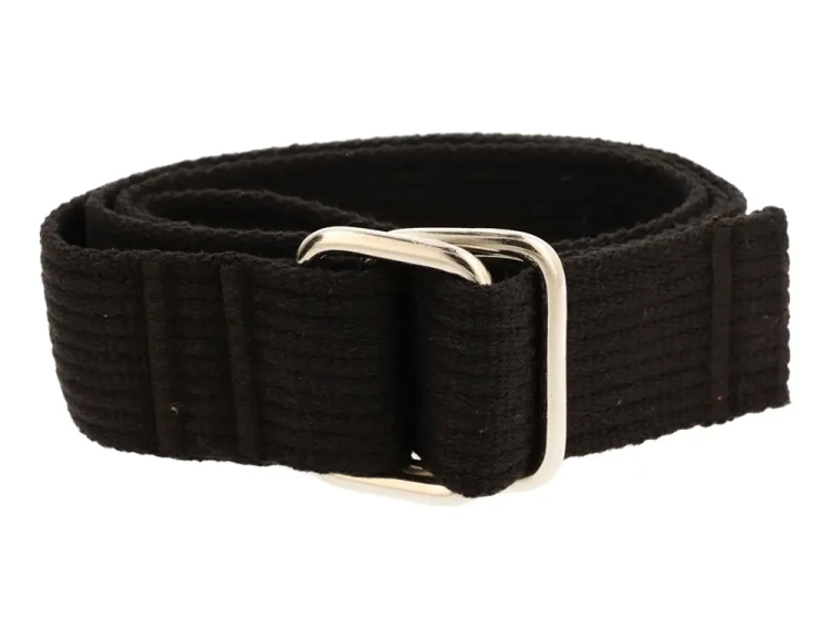 Pasek do Spodni Bawełniany 40mm CZARNY