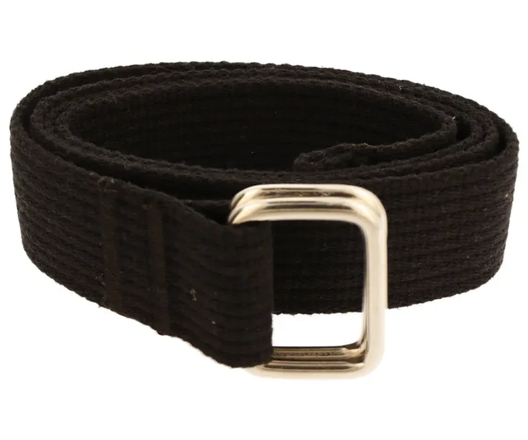 Pasek do Spodni Bawełniany 40mm CZARNY