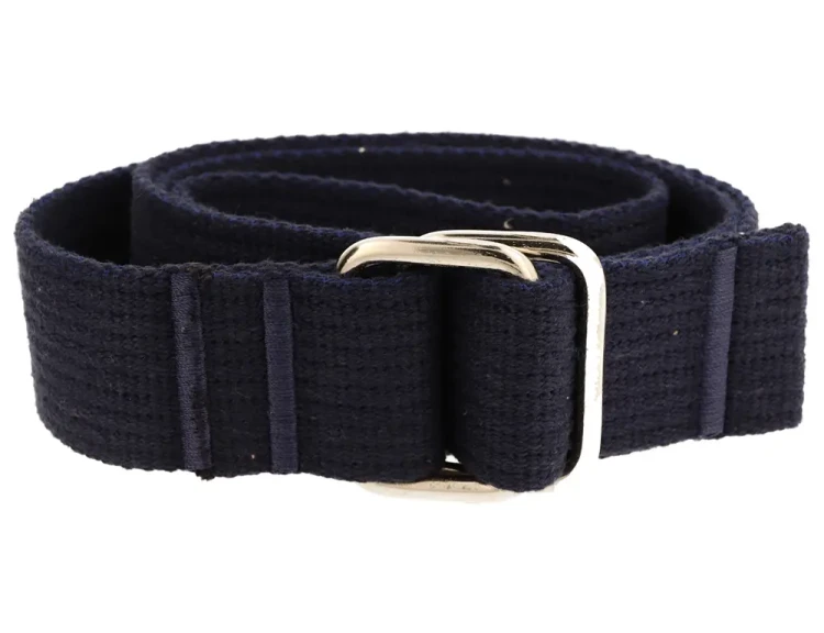 Pasek do Spodni Bawełniany 40mm GRANATOWY