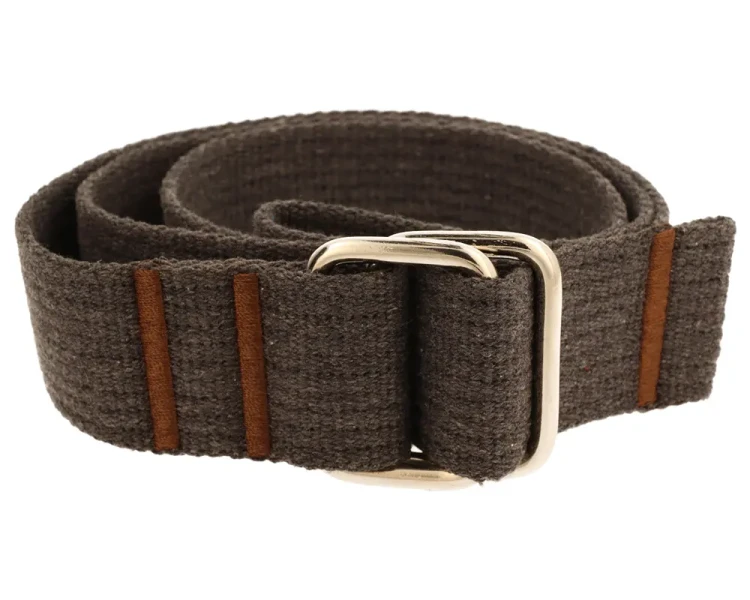 Pasek do Spodni Bawełniany 40mm SZARY