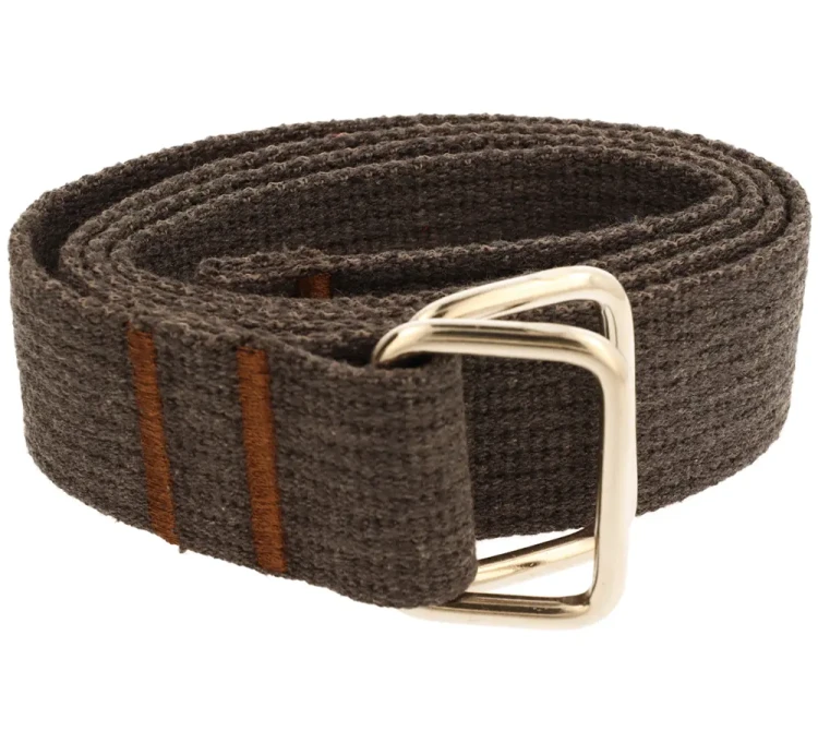 Pasek do Spodni Bawełniany 40mm SZARY