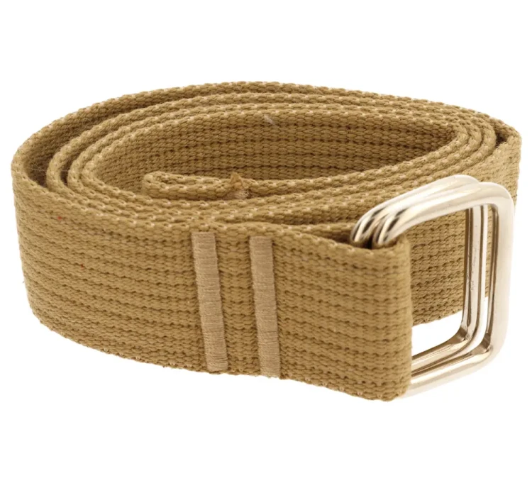 Pasek do Spodni Bawełniany 40mm BEŻOWY