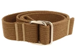 Pasek do Spodni Bawełniany 40mm JASNO BRĄZOWY