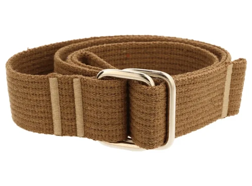 Pasek do Spodni Bawełniany 40mm JASNO BRĄZOWY