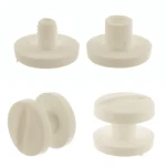 Śruba Nit 3,5mm plastikowe Białe 20szt Nity skręcane