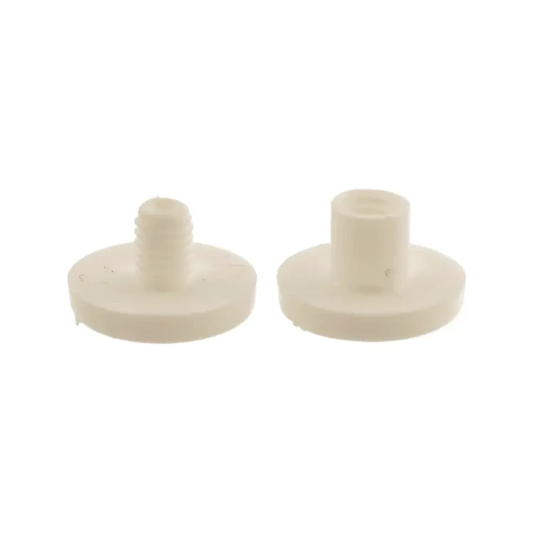 Śruba Nit 3,5mm plastikowe Białe 20szt Nity skręcane