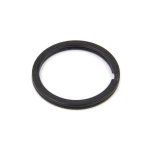 Kółko do kluczy 25mm PŁASKIE Czarny Mat Spiralne Brelok 20szt