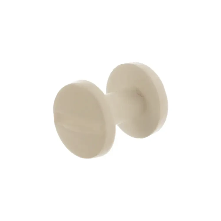 Śruba Nit 10mm plastikowe Białe 20szt Nity skręcane