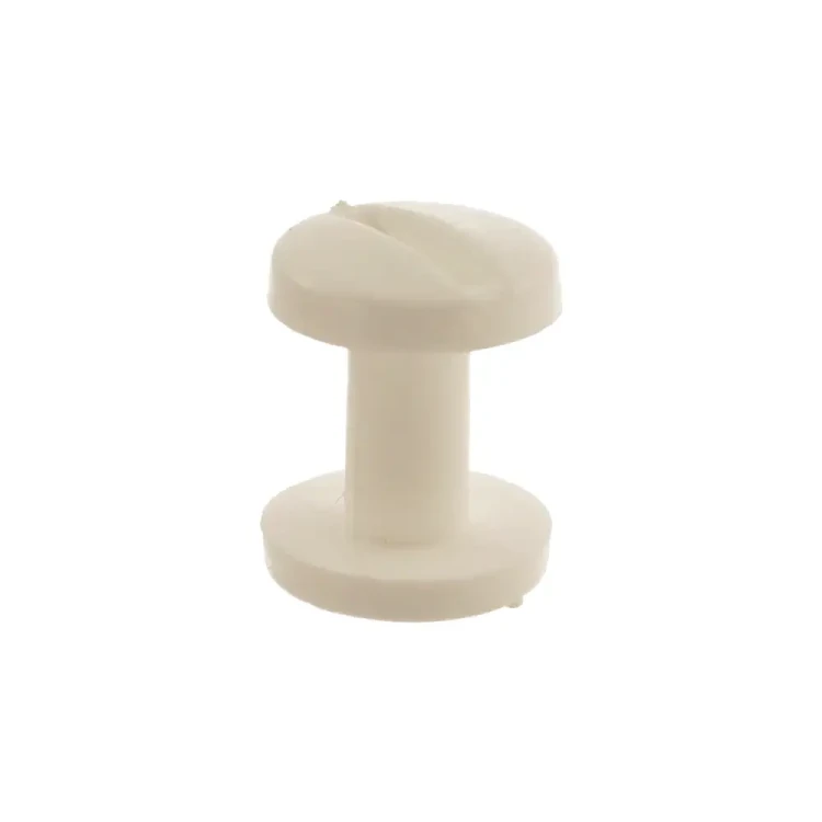 Śruba Nit 15mm plastikowe Białe 20szt Nity skręcane