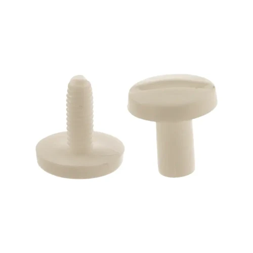 Śruba Nit 20mm plastikowe Białe 20szt Nity skręcane